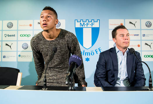 Tobias Sana och Sportchef Daniel Andersson
