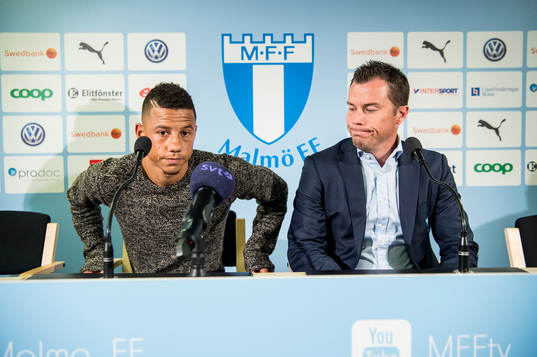 Tobias Sana och Sportchef Daniel Andersson