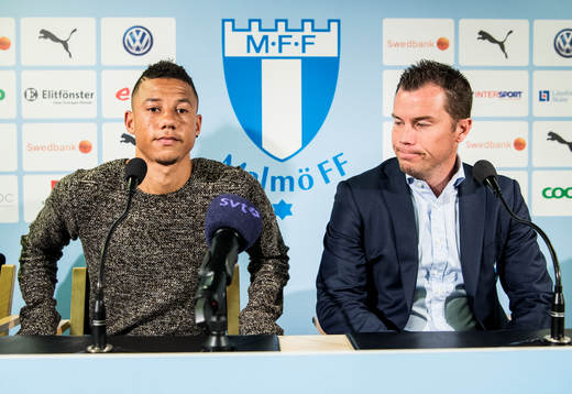 Tobias Sana och Sportchef Daniel Andersson