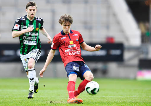 GAIS Johan Lundgren och Örgrytes Jakob Lindström