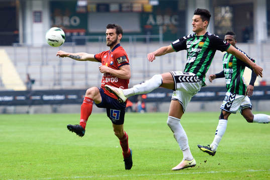 Örgrytes Björn Anklev och GAIS Luka Mijaljevic