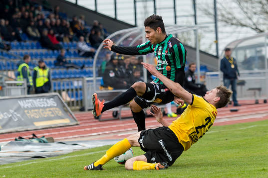 Varbergs Hosam Aiesh och Frejs Philip Wiström
