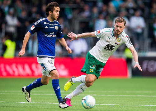 Sundsvalls Kristinn Steindorsson och Hammarbys Arnor