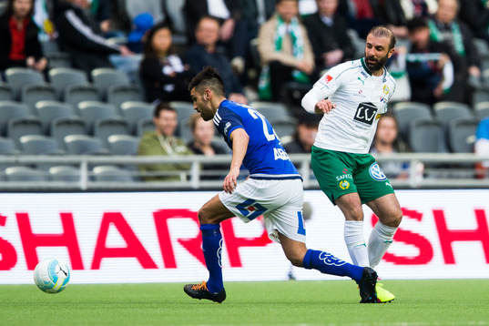 Sundsvalls Stefan Silva och Hammarbys Kennedy Bakircioglu