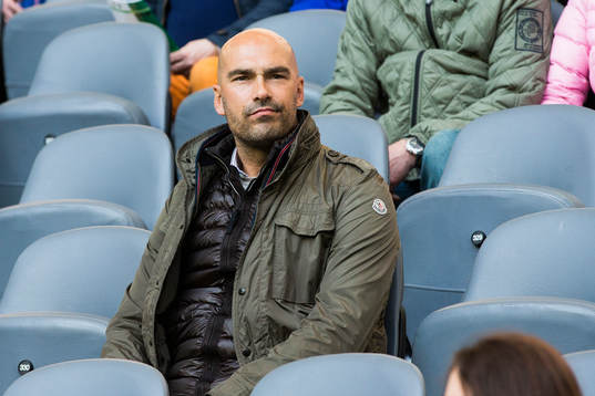 Daniel Majstorovic på läktaren