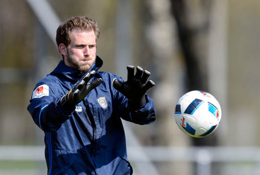 Ängelholms målvakt Carl Lindell