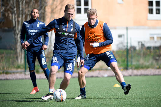 IFK Göteborgs Gustav Engvall och Hjörtur Hermannsson
