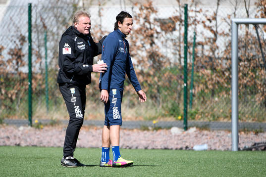 IFK Göteborgs tränare Jörgen Lennartsson och Martin