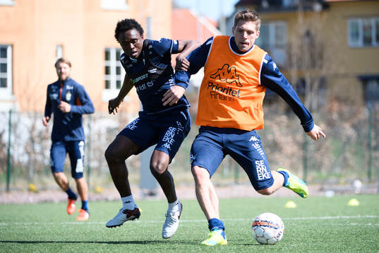 IFK Göteborgs Lawson Sabah och Mikael Boman