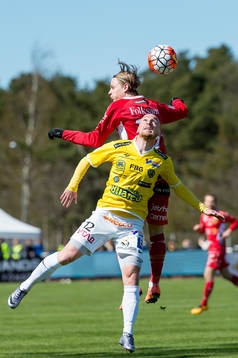 Falkenbergs Christoffer Carlsson och Elfsborgs Simon Hedlund