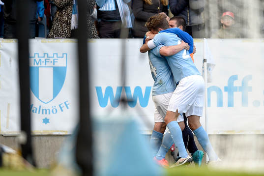 Malmö FFs Vidar Örn Kjartansson jublar