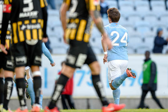 Malmö FFs Vidar Örn Kjartansson jublar