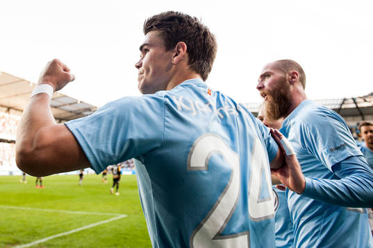 Malmö FFs Vidar Örn Kjartansson jublar