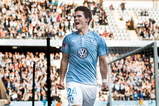 Malmö FFs Vidar Örn Kjartansson jublar