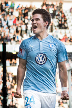 Malmö FFs Vidar Örn Kjartansson jublar
