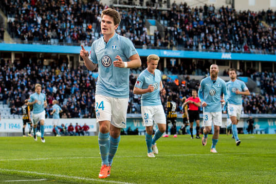 Malmö FFs Vidar Örn Kjartansson jublar