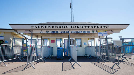 Entrén till Falkenbergs IP