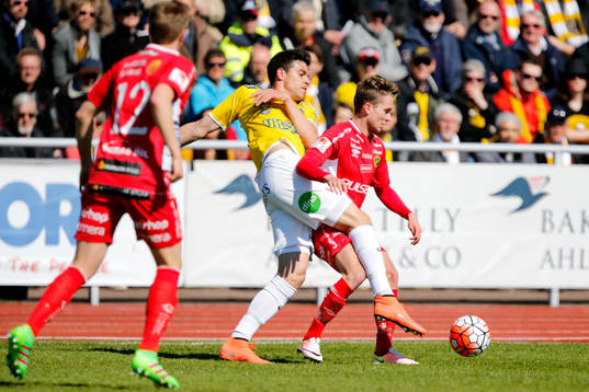 Falkenbergs Zlatan Krizanovic och Elfsborgs Joakim Nilsson