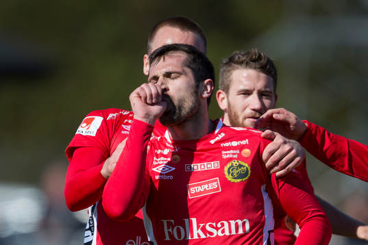 Elfsborgs Emir Bajrami jublar