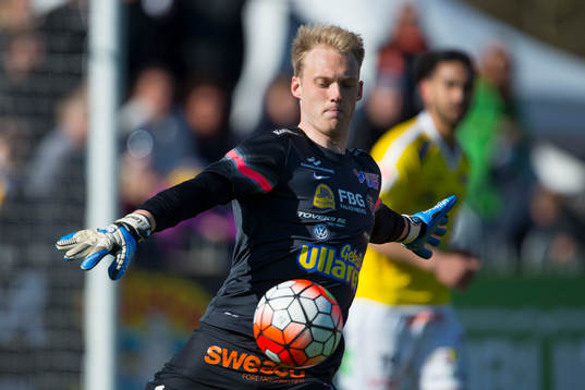 Falkenbergs målvakt Alexander Lundin