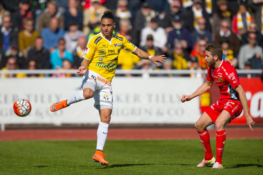 Falkenbergs Alexander Jakobsen och Elfsborgs Marcus Rohdén