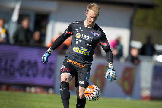 Falkenbergs målvakt Alexander Lundin