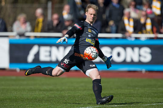 Falkenbergs målvakt Alexander Lundin