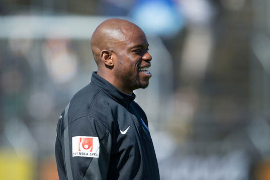 Falkenbergs Hakeem Araba jublar