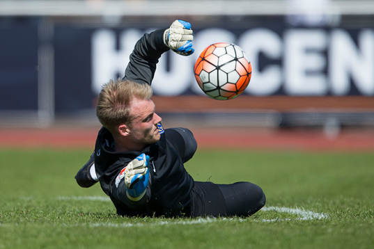 Falkenbergs målvakt Alexander Lundin