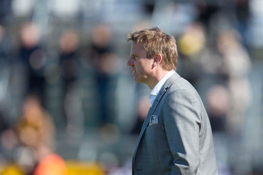 Falkenbergs tränare Hans Eklund