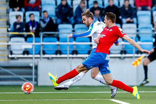 Norrköpings Christoffer Nyman gör 1-0