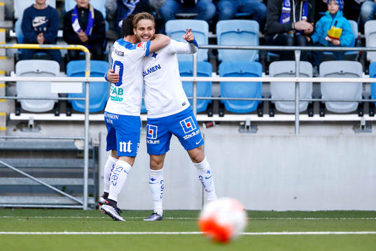 Norrköpings Christoffer Nyman jublar