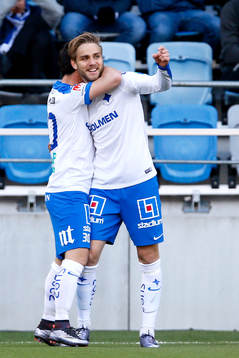 Norrköpings Christoffer Nyman jublar