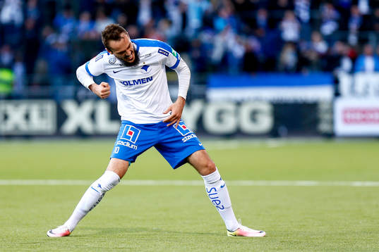 Norrköpings Emir Kujovic jublar