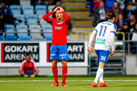 Helsingborgs Jordan Larsson deppar