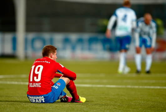 Helsingborgs Darijan Bojanic deppar