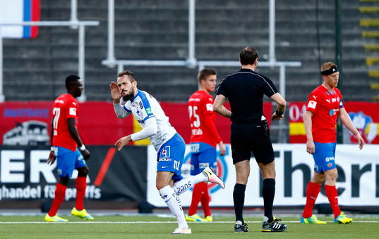 Norrköpings Emir Kujovic jublar