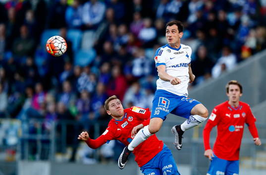 Norrköpings Nikola Tkalcic och Helsingborgs Darijan Bojanic