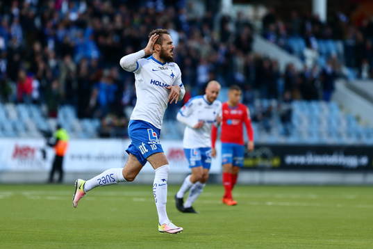 Norrköpings Emir Kujovic jublar