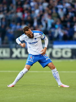 Norrköpings Emir Kujovic jublar