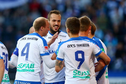 Norrköpings Emir Kujovic jublar