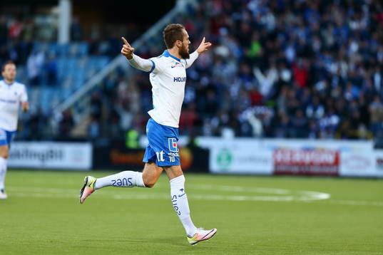 Norrköpings Emir Kujovic jublar
