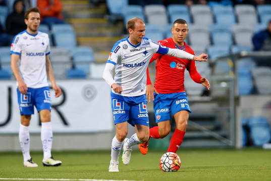 Norrköpings Andreas Johansson och Helsingborgs Jordan