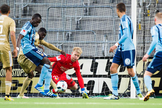 Djurgårdens målvakt Hampus Nilsson