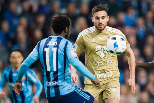 Djurgårdens Amadou Jawo mot Östersunds Sotirios