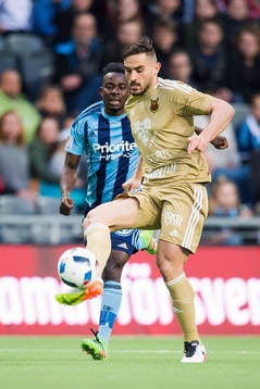 Djurgårdens Sam Johnson och Östersunds Sotirios