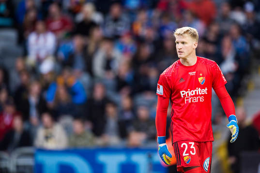Djurgårdens målvakt Hampus Nilsson