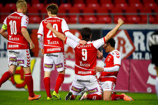 Kalmars Marcus Antonsson jublar
