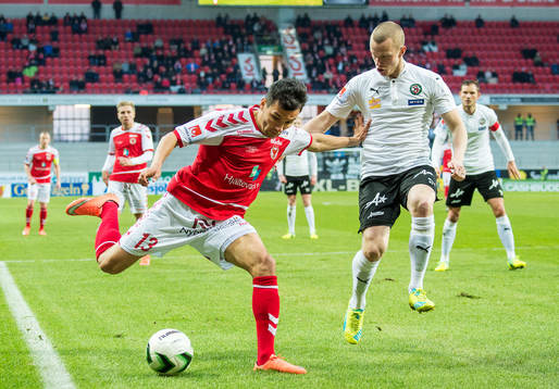Kalmars Emin Nouri och Örebros Daniel Gustavsson