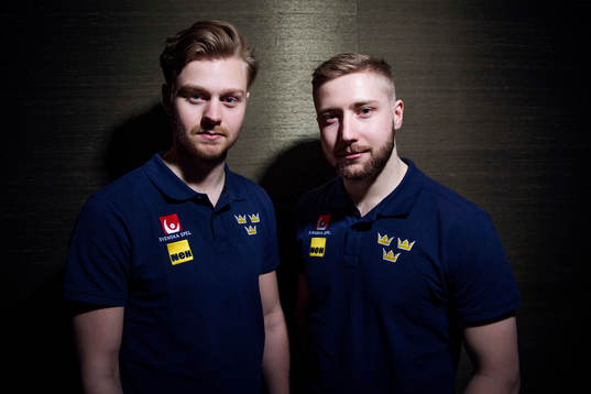 Lucas Wallmark och Joel Lassinantti (båda Luleå)